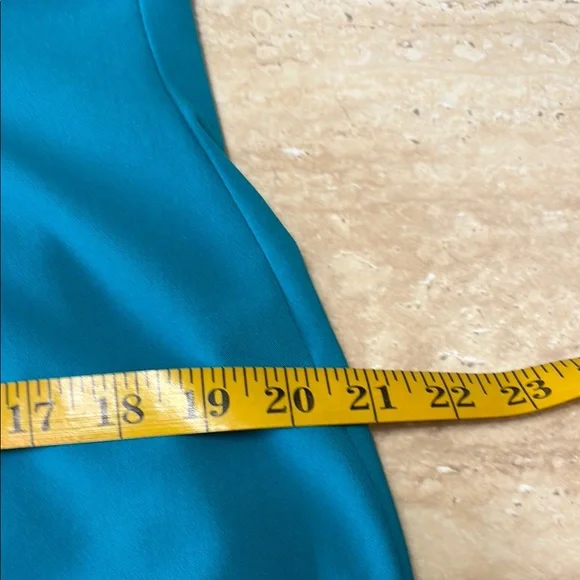 NWOT Calvin Klein Elegant Blue Sleeveless Dress - Picture 13 of 16